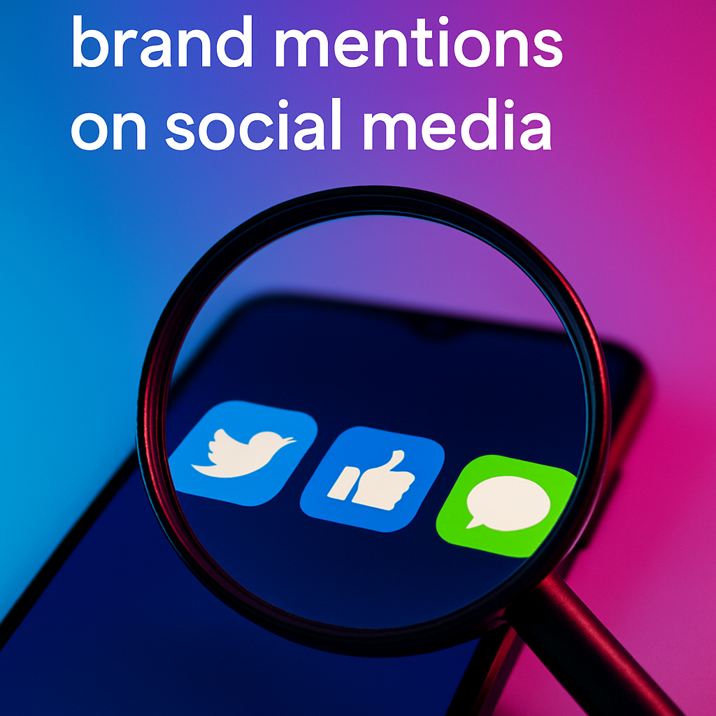 How do you monitor brand mentions on social media