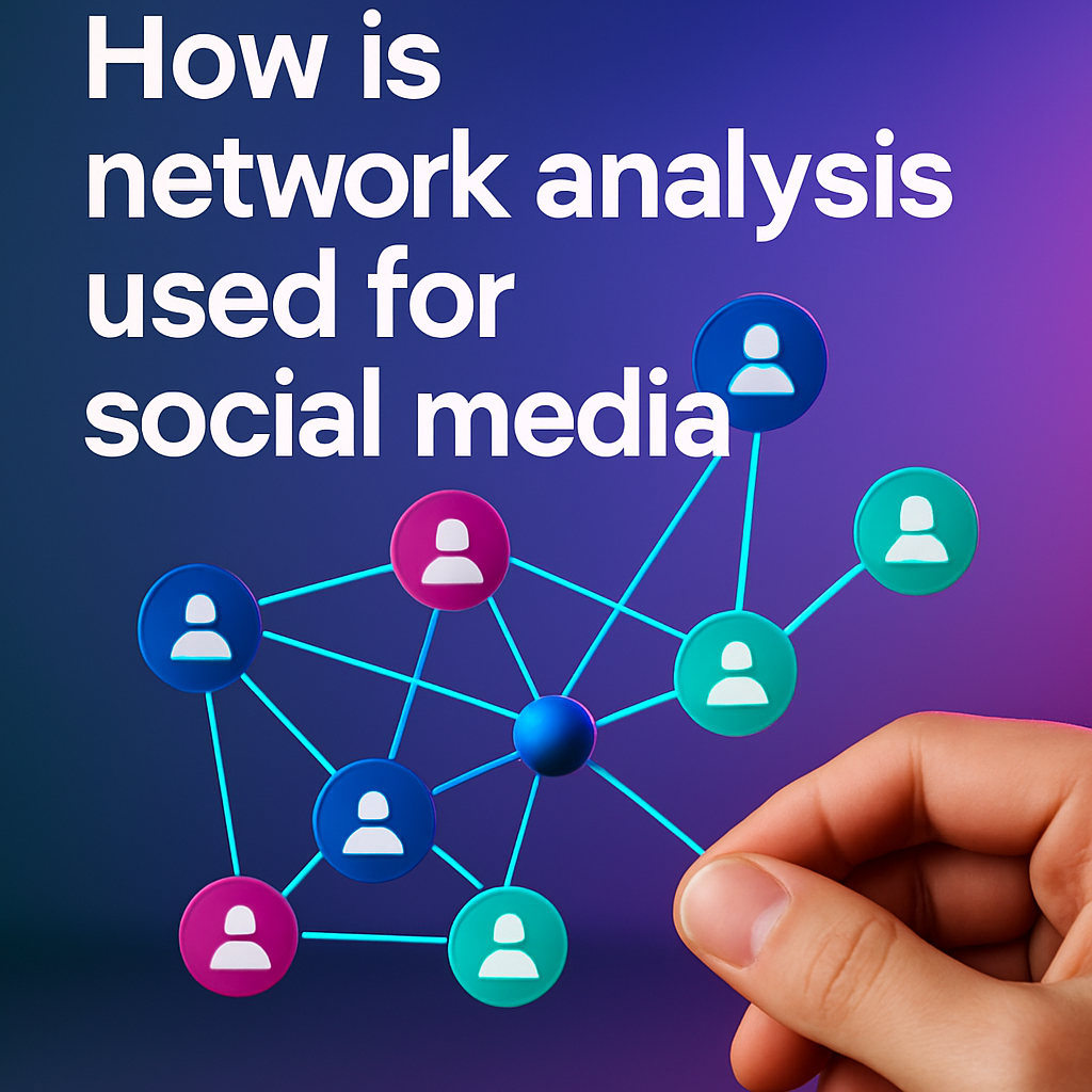 How is network analysis used for social media
