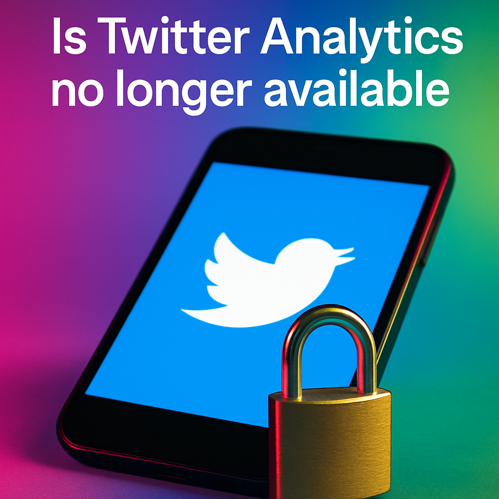Is Twitter Analytics no longer available